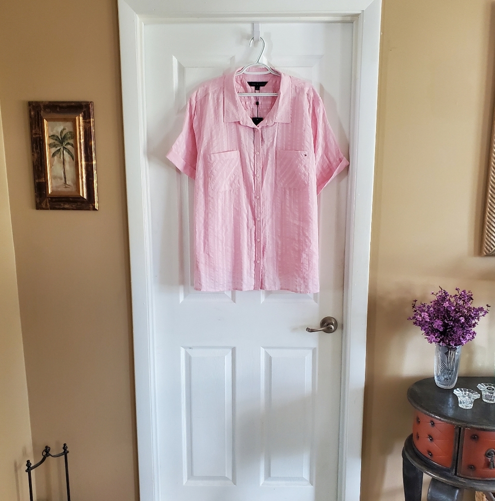 Tommy Hilfiger Woman's Plus Size Button Down Shirt